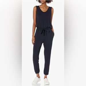 Daily Ritual Women's Supersoft Terry Sleeveless Scoopneck Jumpsuit